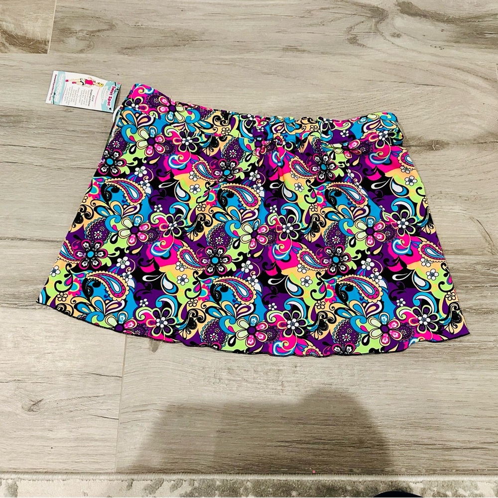 New With Tag Sweet Sport Skirts Running Skirt Fits Sizes 2-14 AdjustableWaist